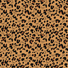 leopard pattern vector background animal texture modern fashionable pattern for printing clothes, paper, fabric
