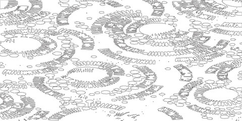 Abstract halftone dotted background. Grunge effect vector texture