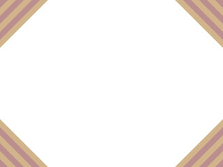 An abstract retro 70's style transparent boho corner border design element.