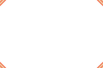 An abstract retro 70's style transparent boho corner border design element.