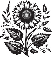 silhouette vector style white background