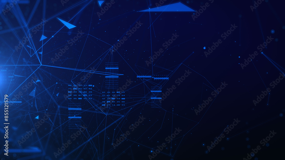 Aufkleber Technology UI Information Graphic Communication Data on HUD Interface System Report Illustration.
