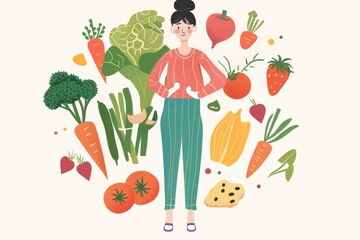 health benefits of vegan life with lower cholesterol levels, reduced risk of chronic diseases, and improved digestion, encouraging viewers to consider the positive effects of plant-based eating