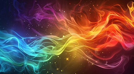 Obraz premium Vibrant and Energetic Background with Dynamic Colors and Patterns, Ideal for Modern and Creative Design Concepts