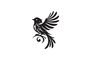 Fototapeta premium High-Quality Bird Silhouette Vector Graphics