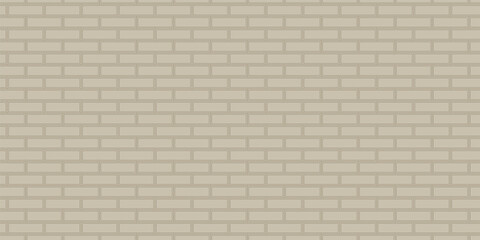 Beige brick wall texture with rectangular bricks arranged in a repeating pattern,white brick wall background, beige brick background