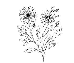 illustration of a flower