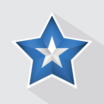 recommend clip art: Somalia Flag Star Shape Icon