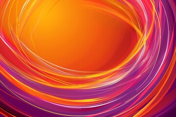 Vibrant abstract swirl in warm colors