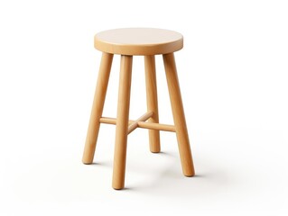 Stool isolated on white background