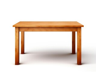 Table isolated on white background