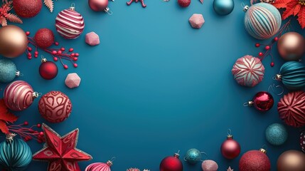Festive backdrop with space for text