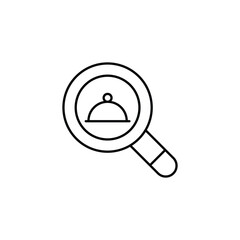 Searching icon design with white background stock illustration