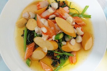 thai food dish menu salad spicy asian yum
