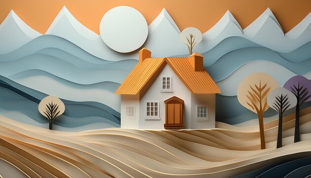 Casa en el cielo.