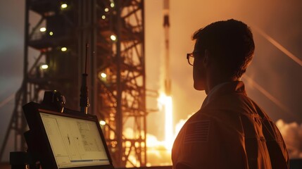 Smart Female IT Programer Working on Desktop Computer in Data Center System Control Room. Team of Young Professionals Doing Code Programming
