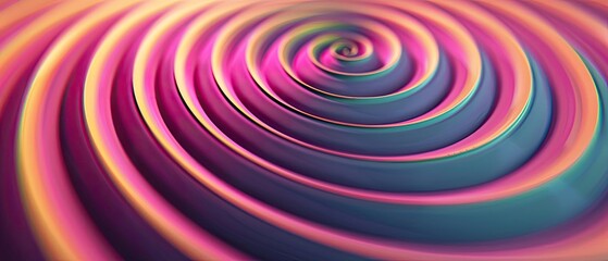Obraz premium Dynamic geometric background with bold, colorful spiral patterns