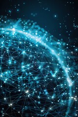Obraz premium Global network, Abstract data background