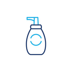 shampoo colored line icon vector design good for web or mobile app