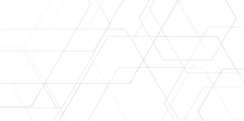 Abstract minimal geometric white and gray light background design. white paper transparent material in triangle technology and square shapes in random geometric pattern	