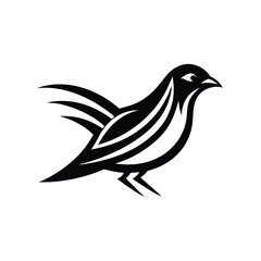 Obraz premium Bird logo design vector template
