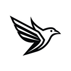 Obraz premium Bird logo design vector template