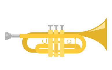 トランペットのイラスト © soltren