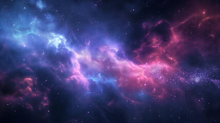 Naklejka premium Galaxy background, fantasy theme stars and swirling nebulae, space elements, fantasy landscape
