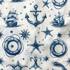 Nautical Seamless Patterns