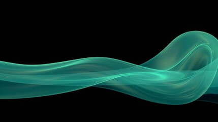 Abstract wallpaper with organic green lines for a unique and modern background design