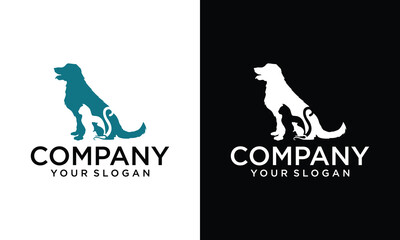 Vector Illustration of pet dog and cat  Can be used as a pet shop © Bolo