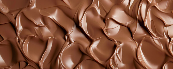 Chocolate background with smooth, milk chocolate with a hint of caramel.