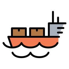 Fototapeta premium Shipping icon