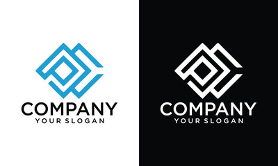 Fototapeta premium letter logo Creative design styled pc logo