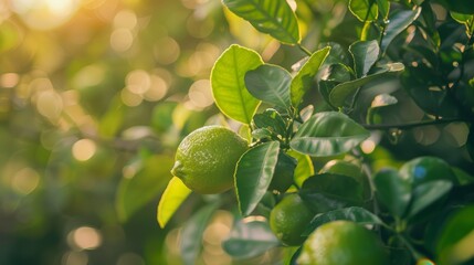 Aegle marmelos' green fruit