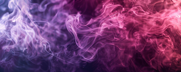 Obraz premium Smoke background with deep, magenta smoke plumes in an artistic composition.