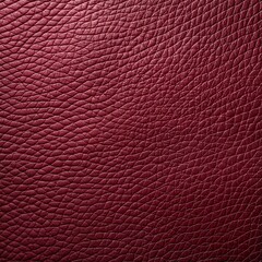 Fototapeta premium Closeup of Deep Red Leather Texture. Generative AI