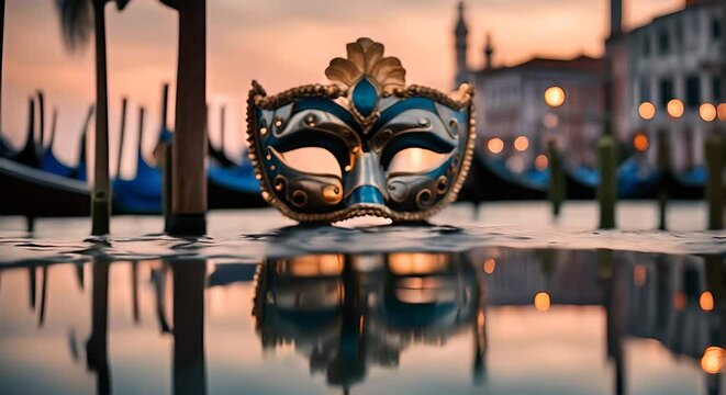 Carnival mask in Venice.