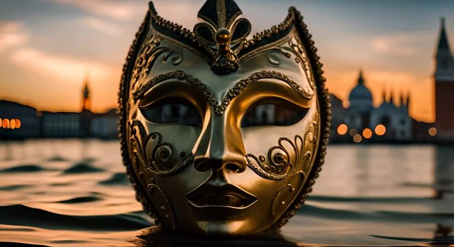 Carnival mask in Venice.
