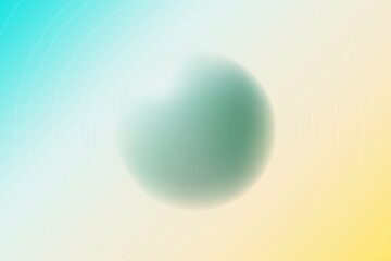 Gradient abstract background with sphere. Banner, poster and sign design.