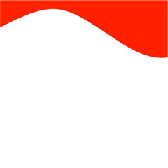 Red and White Background Abstract Shapes