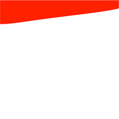 Red and White Background Abstract Shapes