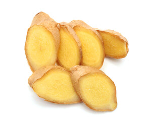 Ginger isolated on white background