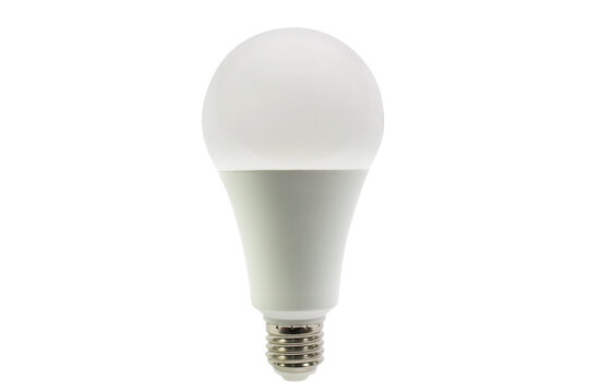 LED light bulb isolated on transparent background , png