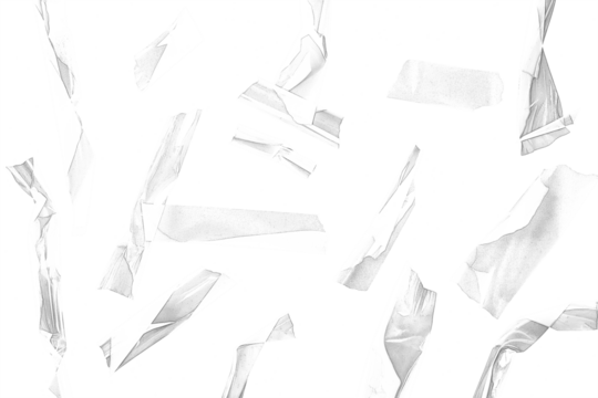 set of transparent isolated plastic tape collections png