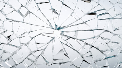 Broken Cracked Transparent Glass, Texture Background Abstract Image Pattern, For Wallpaper, Background, Cover and Screen of Cell Phone, Smartphone, Computer, Laptop, Format 9:16 and 16:9 - PNG