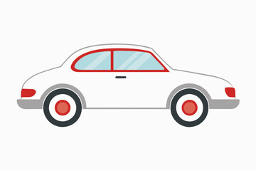 car vector illustration white background