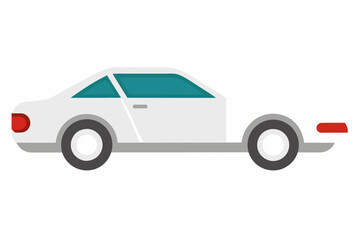 car vector illustration white background