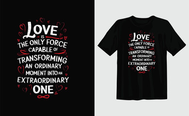 Fototapeta premium Simple and motivational typography t shirt design