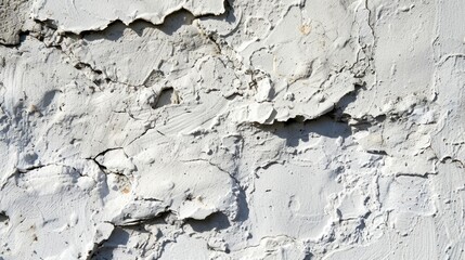 Obraz premium Texture of the white cement wall in the light